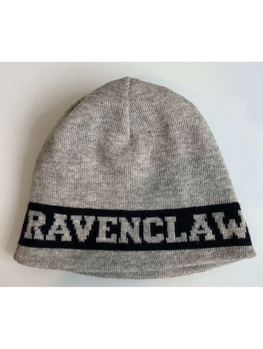Harry Potter Ravenclaw Reversible Gray & Navy Blue Beanie Hat